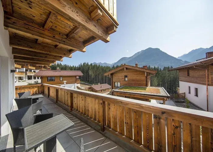 Stylish Alpine With Carport Chalet *